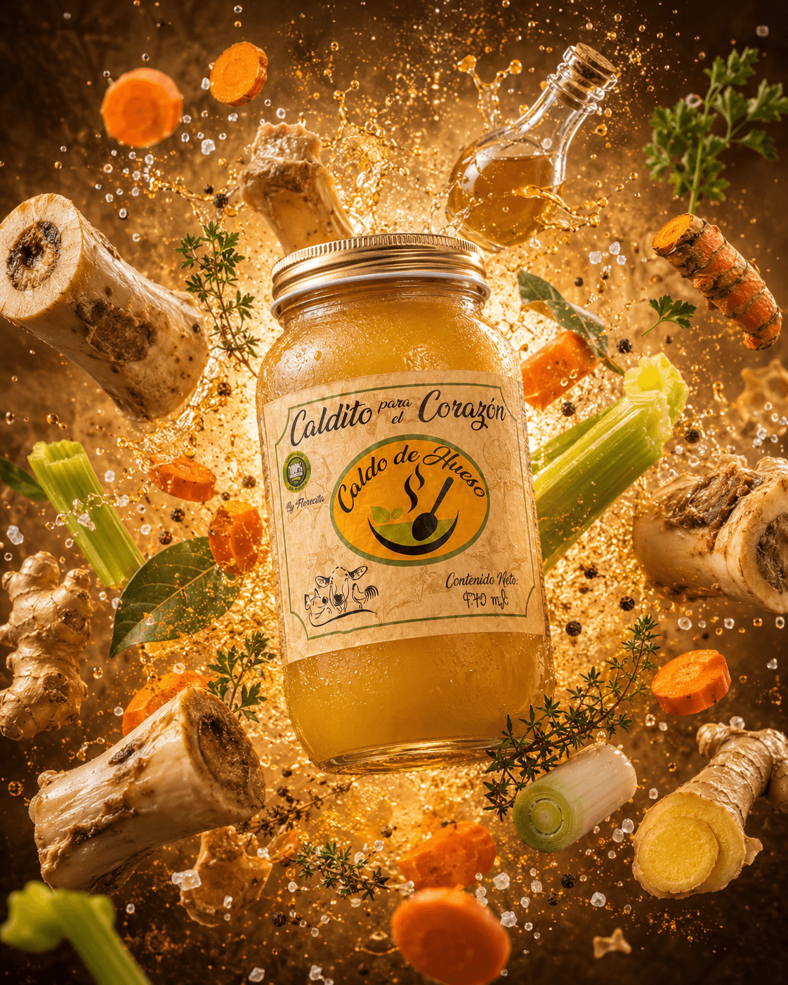 Producto Caldito para el Corazón en presentación de 940 ml